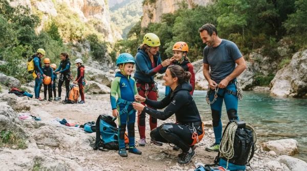 Quel âge pour initier vos enfants au canyoning en famille ?